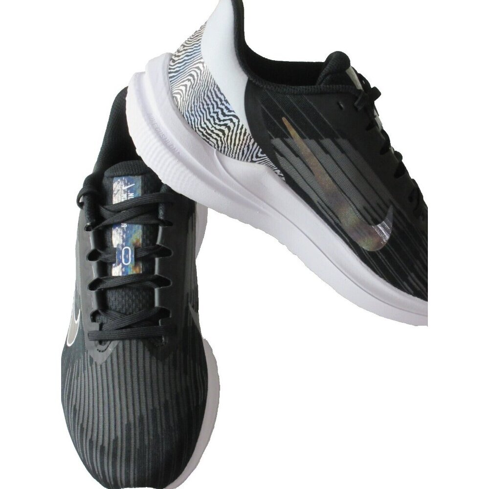 Nike Women's Air Winflo 9 PRM Running Training Shoes Black White Sizes NIB - Picture 4 of 5